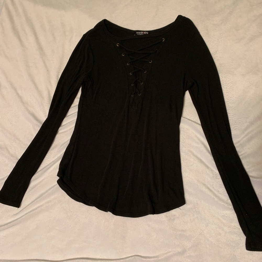 Black long sleeve shirt